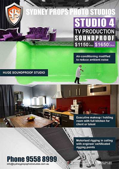 Large Soundproof White Cyc TV Production Studio for Hire in Sydney